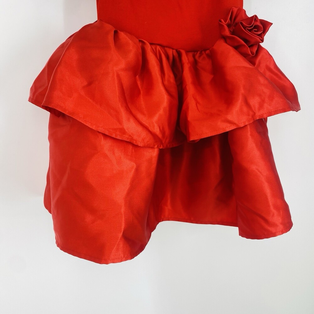 NWT H&M 2-4 Years Toddler Red Special Occasion Dress Girl's Holiday - Picture 4 of 9